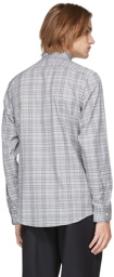 Ermenegildo Zegna Grey Check Premium Cotton Shirt