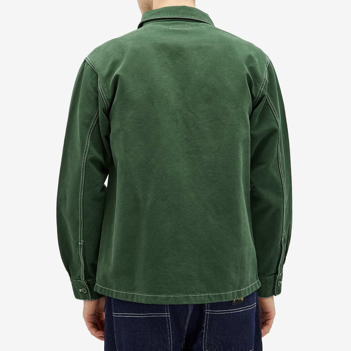 Stan Ray Men's CPO Overshirt in Racing Green Bedford Cord Stan Ray