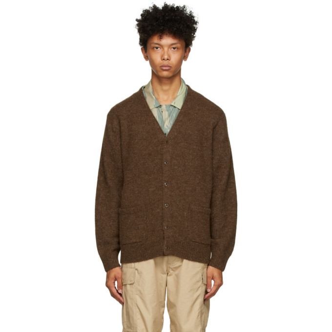 Photo: BEAMS PLUS Brown Alpaca 7G Cardigan