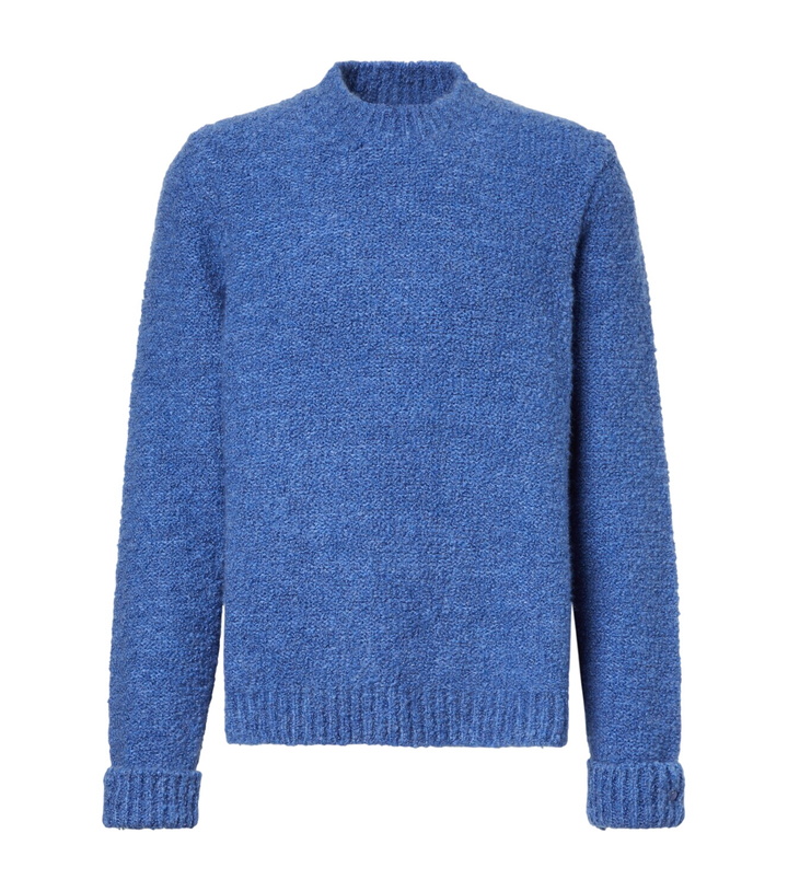 Photo: God's True Cashmere Cloud cashmere sweater with lapis lazuli