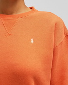 Polo Ralph Lauren Wmns Long Sleeve Sweatshirt Orange - Womens - Sweatshirts