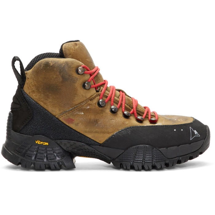 Alyx Brown Washed Hiking Boots 