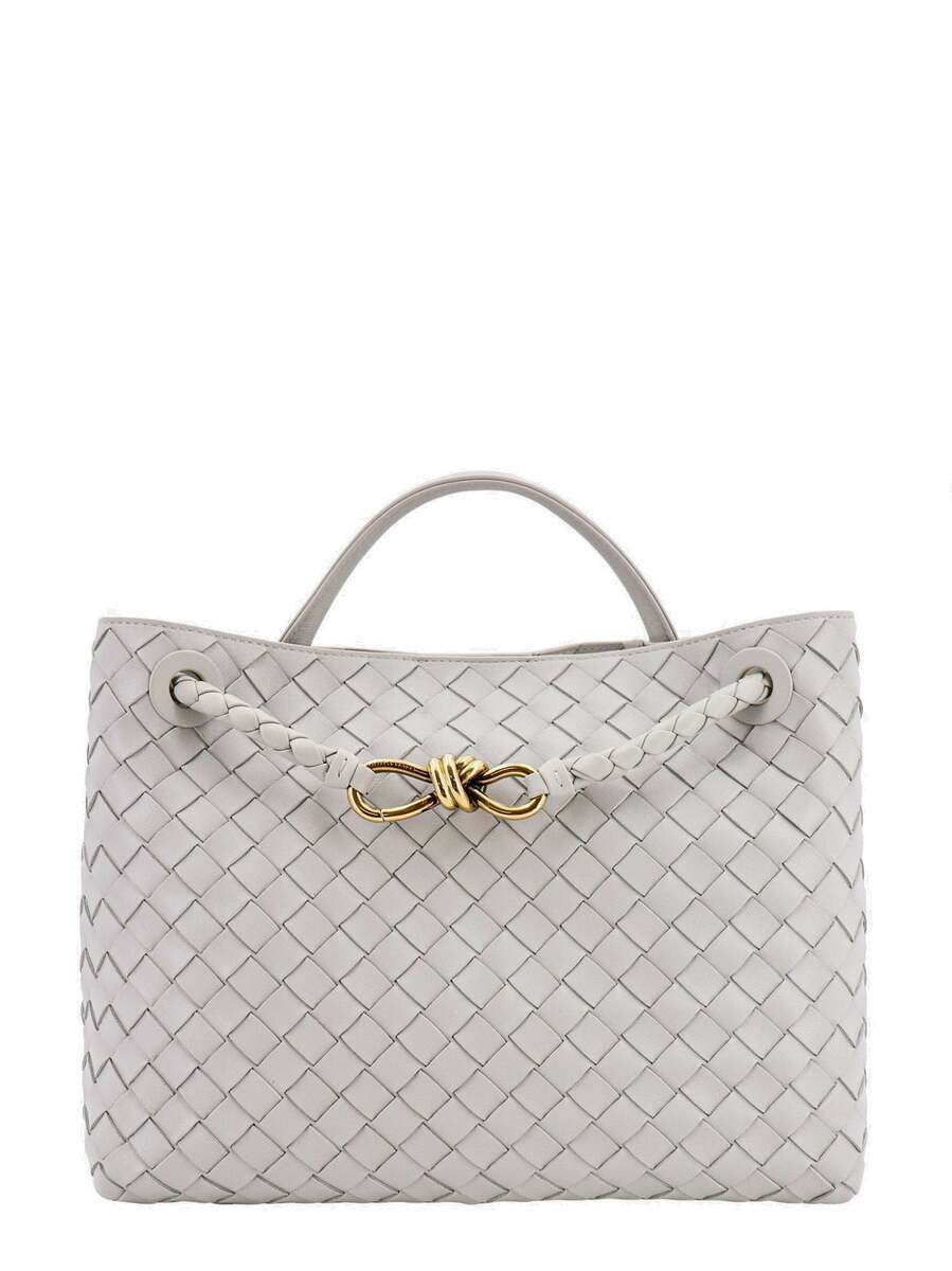 Bottega Veneta Andiamo Media Grey Womens Bottega Veneta