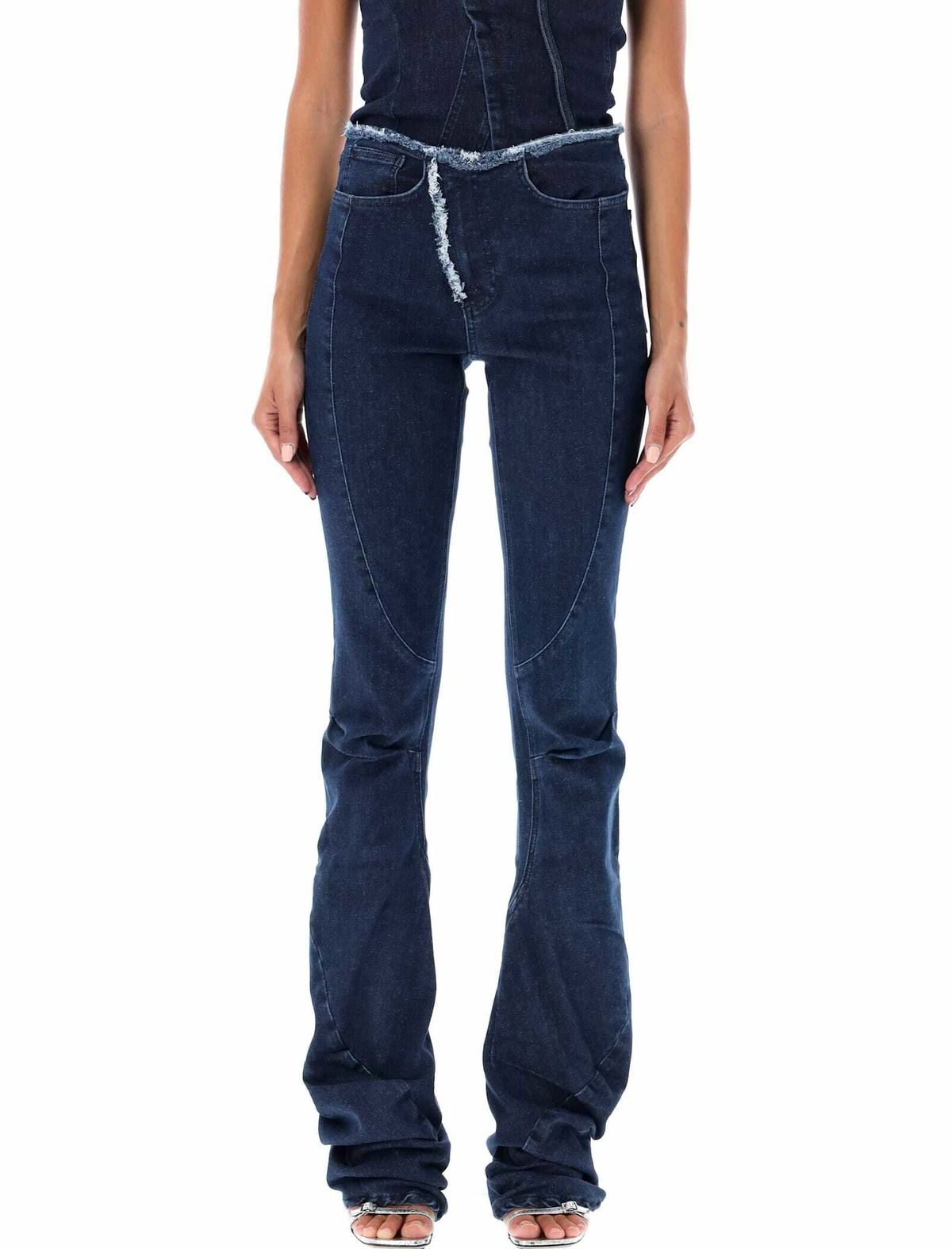 Ottolinger SSENSE Exclusive Black Wrap Jeans Ottolinger Ottolinger SSENSE Exclusive Black Wrap Jeans Ottolinger