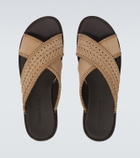 Manolo Blahnik Tex suede sandals