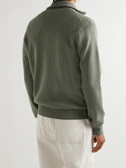 TOM FORD - Merino Wool Half-Zip Sweater - Green