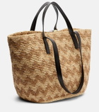 Missoni Zigzag Large raffia basket bag