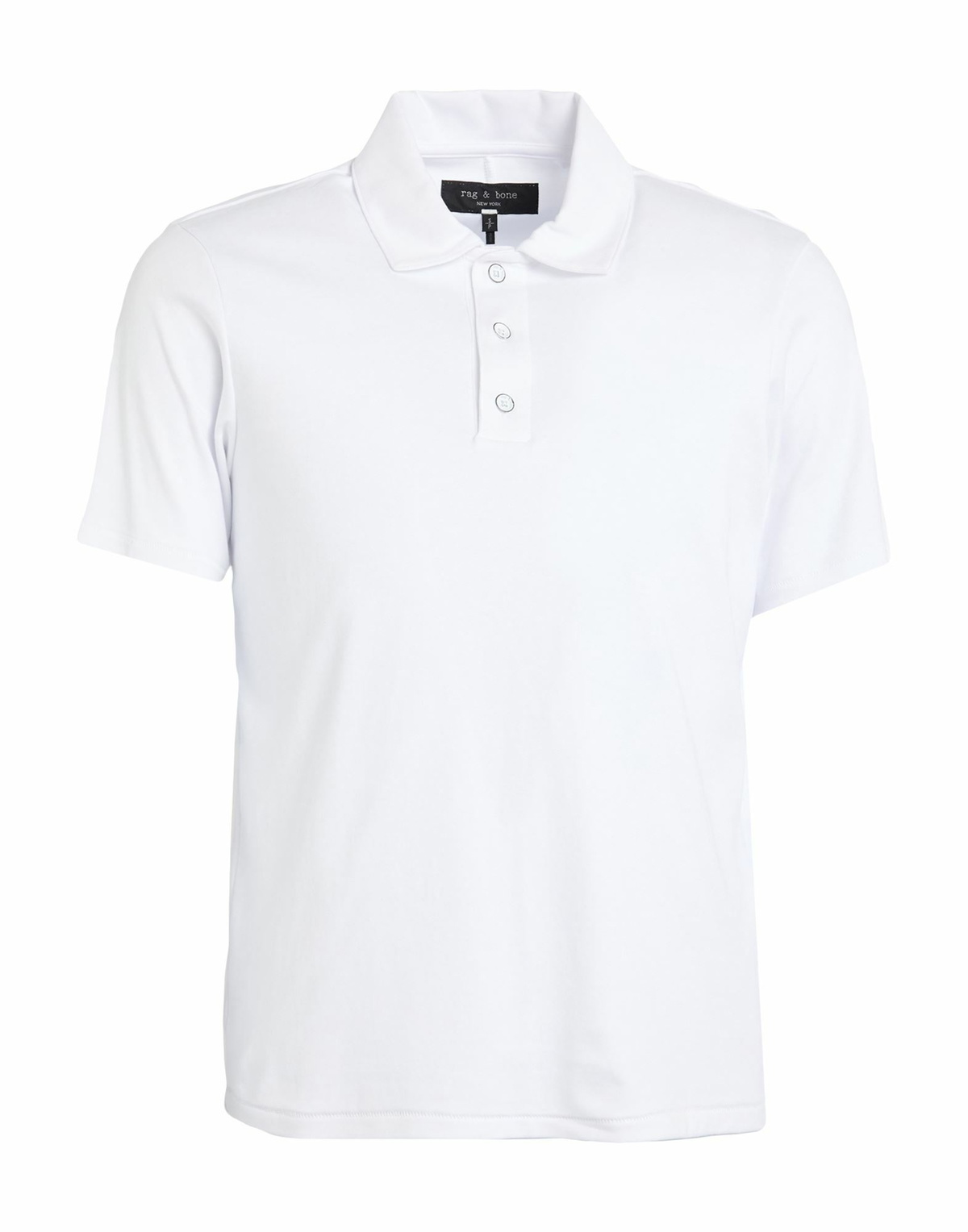 Rag & Bone Mens Polo shirt in White