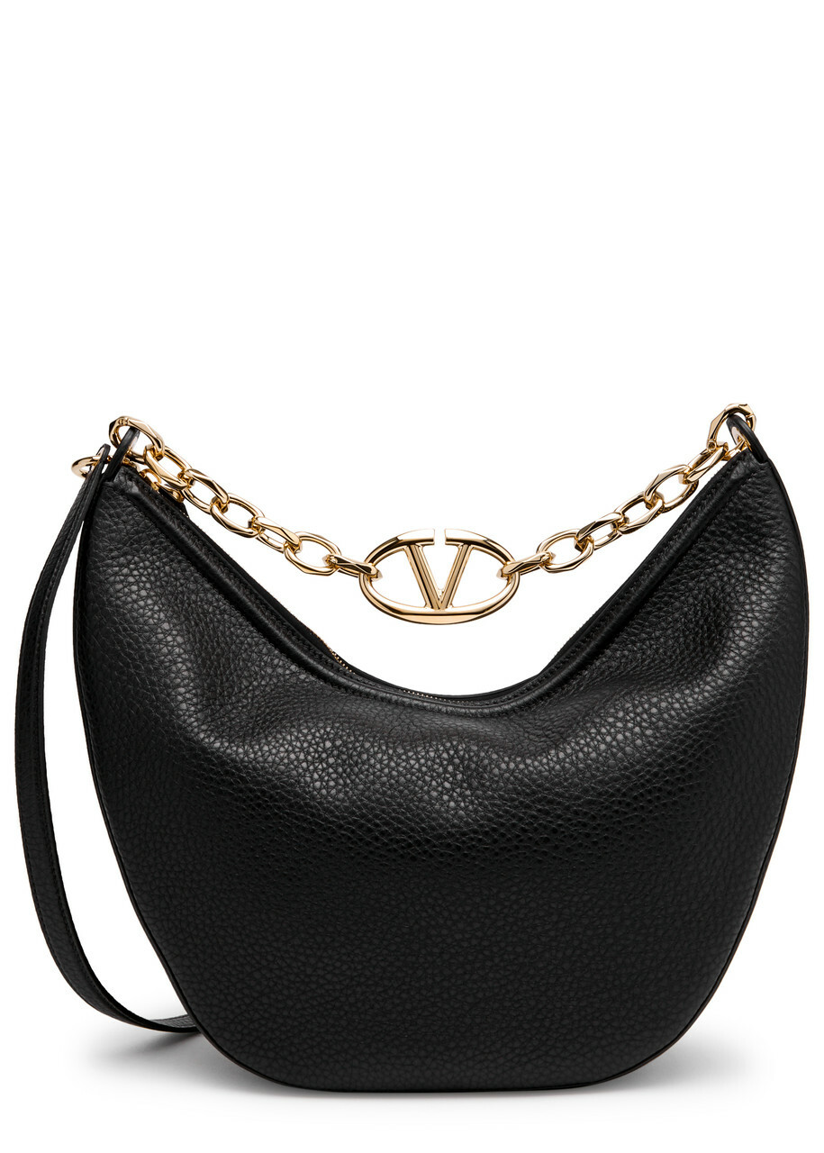 Valentino Garavani VLogo Moon Medium Grained Leather