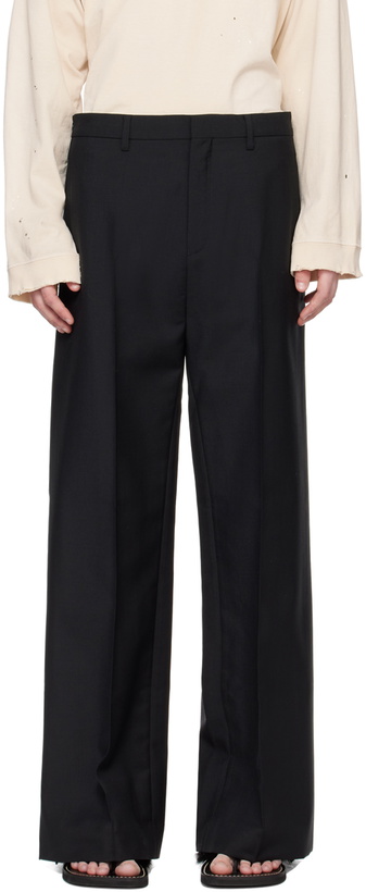 Photo: T/SEHNE Black Palazzo Trousers