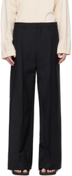 T/SEHNE Black Palazzo Trousers