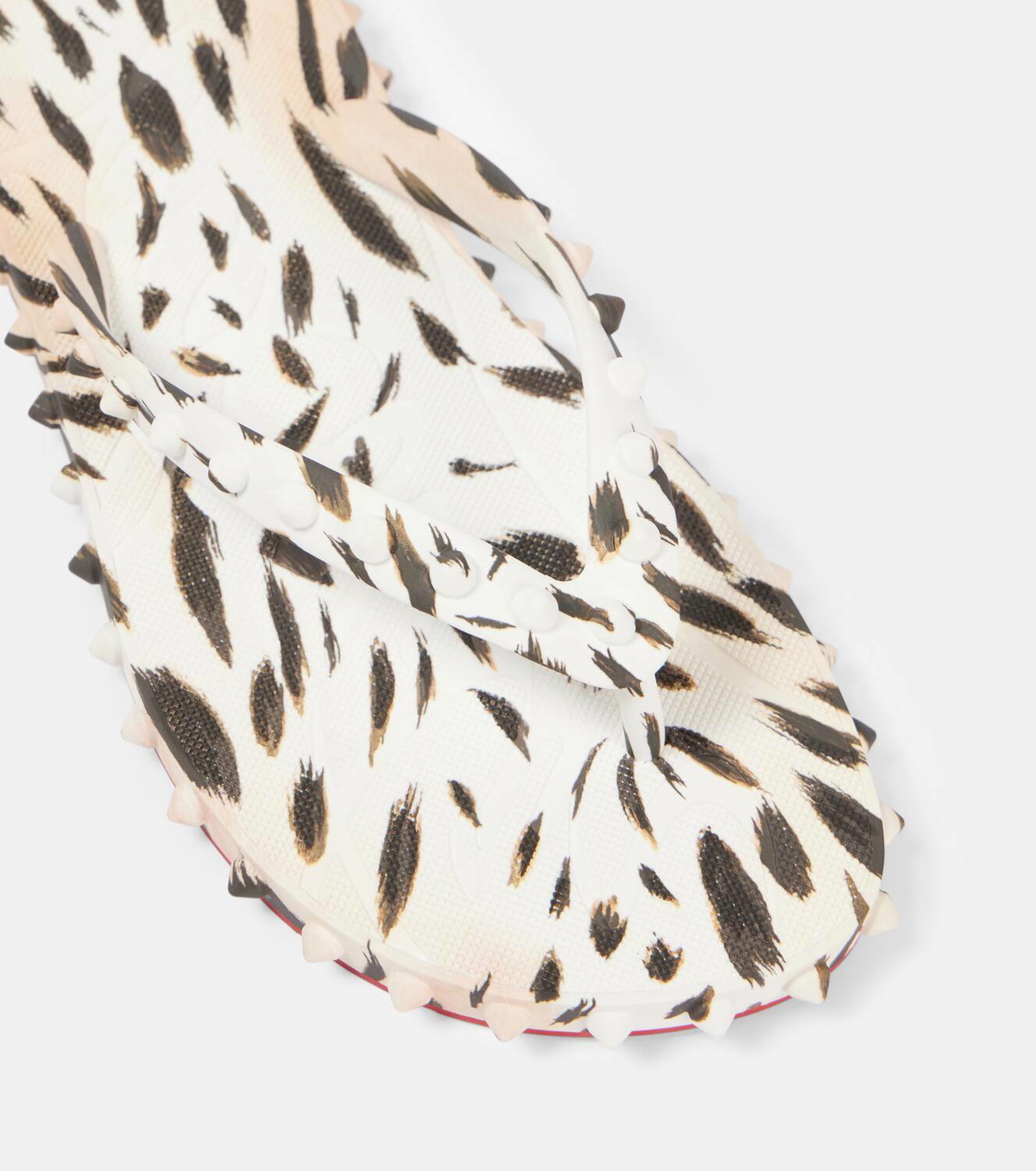 Christian Louboutin Super Loubi printed thong sandals