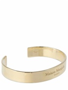 MAISON MARGIELA - Logo Engraved Thick Cuff Bracelet