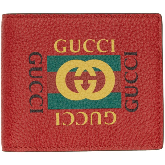 Photo: Gucci Red Logo Wallet 