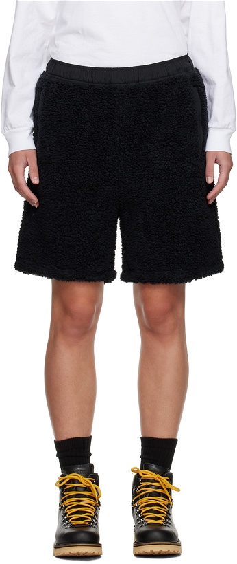 Photo: Stüssy Black Embroidered Shorts