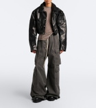 Rick Owens Cropped leather jacket