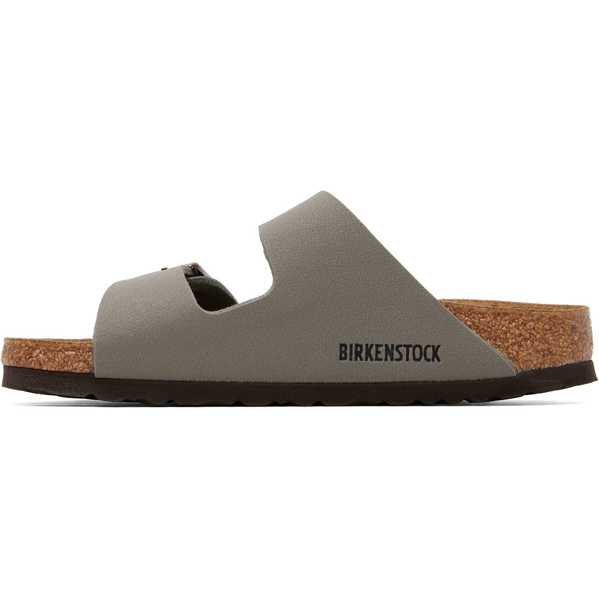 Birkenstock Gray Regular Arizona Birkibuc Sandals