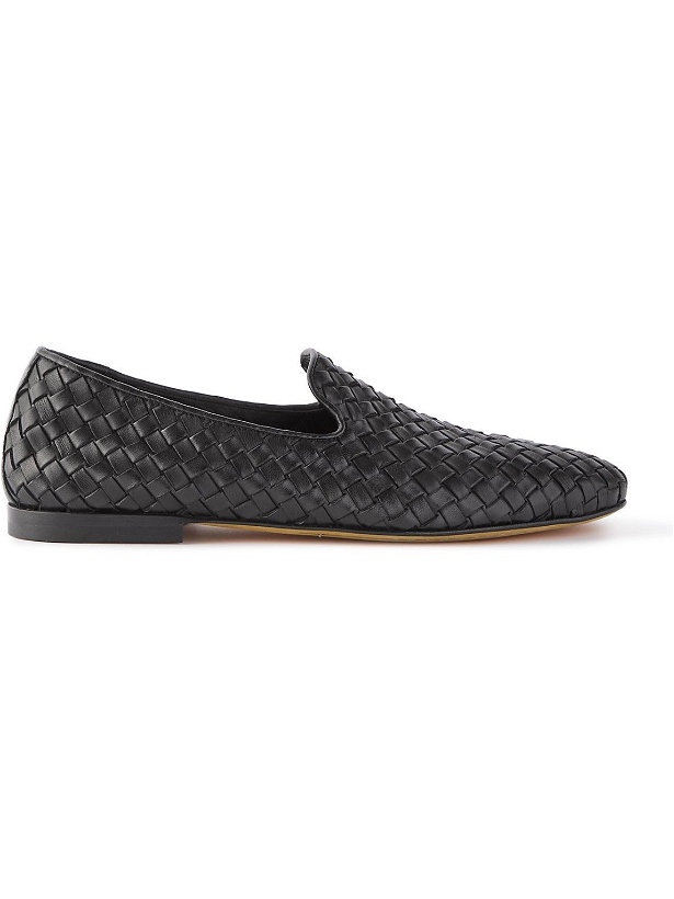 Photo: Officine Creative - Airto Woven Leather Loafers - Black