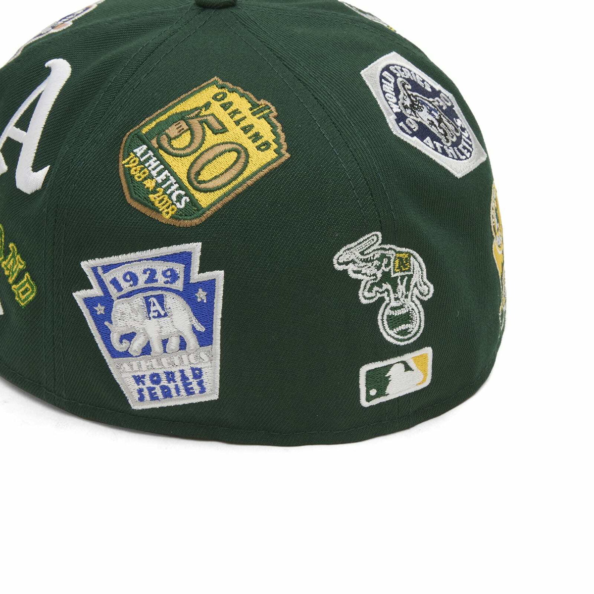 New Era Image Oakland Athletics All Over 59Fifty Cap in Green