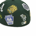 New Era Image Oakland Athletics All Over 59Fifty Cap in Green