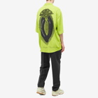 Acne Studios Men's Sandimper Tablecloth Short Sleeve Shirt in Lime Green