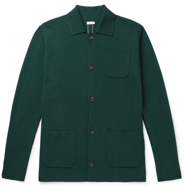 Photo: Caruso - Wool Cardigan - Green