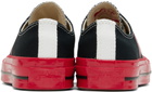 COMME des GARÇONS PLAY Black Converse Edition Chuck 70 Sneakers
