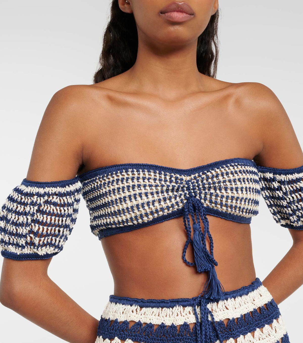 Anna Kosturova Sunset Leah crochet cotton top