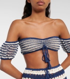 Anna Kosturova Sunset Leah crochet cotton top
