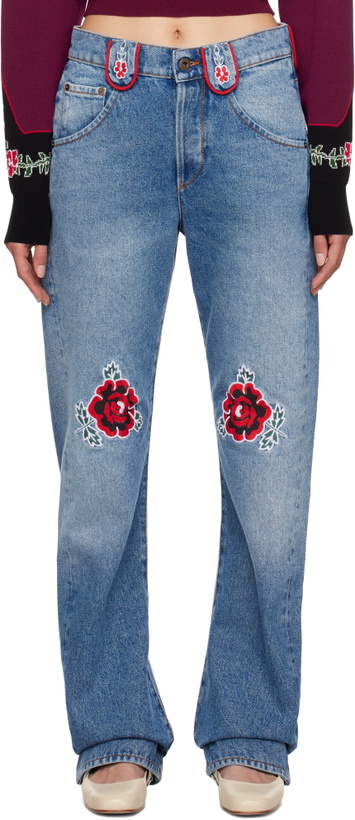 Photo: Molly Goddard Blue Cora Jeans