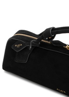 Alaïa Le Teckel Suede Clutch - Black - One Size