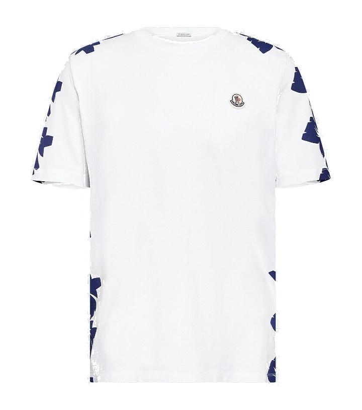 Photo: Moncler - Floral cotton T-shirt