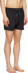 Balmain Black Patch Swim Shorts