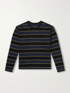 Rag & Bone - Striped Cotton-Jersey T-Shirt - Blue