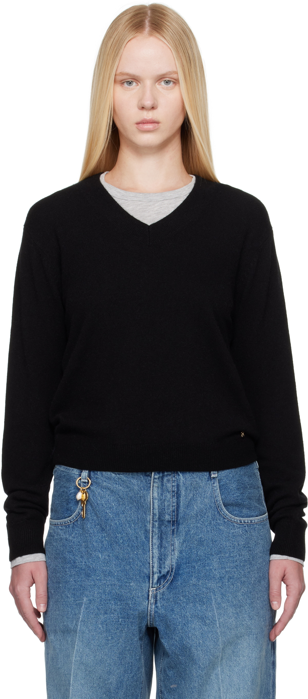 ÉTERNE Black Lennox Sweater