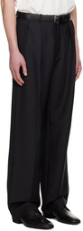 The Row Navy Marc Trousers