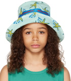 Bonmot Organic Kids Blue 'I'm A Star' Bucket Hat