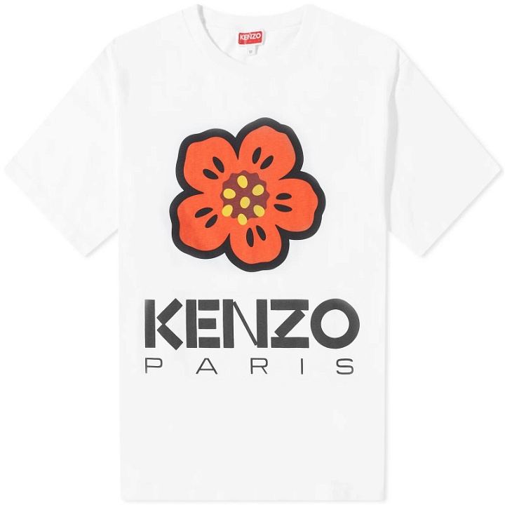 Photo: Kenzo Paris Men's Kenzo Boke Flower Classic T-Shirt in White