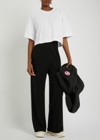 Canada Goose Addison Cropped Cotton T-shirt White