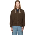 Polo Ralph Lauren Brown Fleece Full-Zip Hoodie