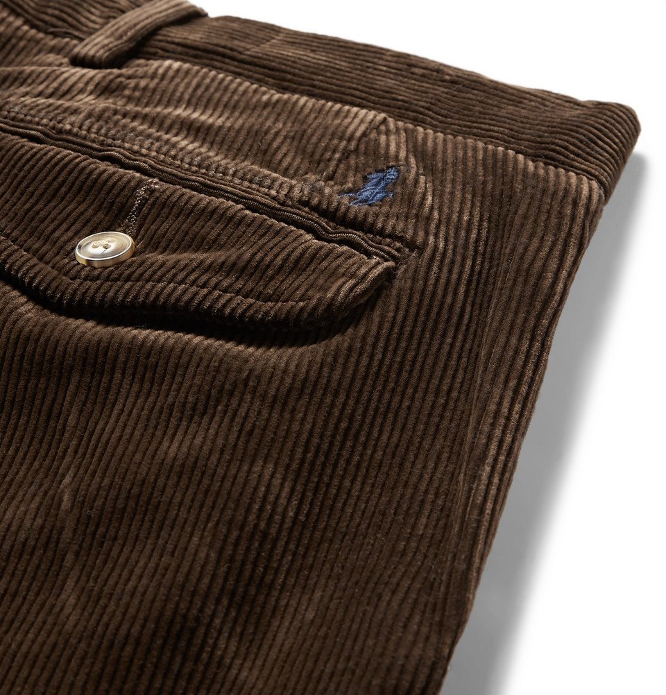 Polo Ralph Lauren stretch-wool straight-leg trousers - Brown