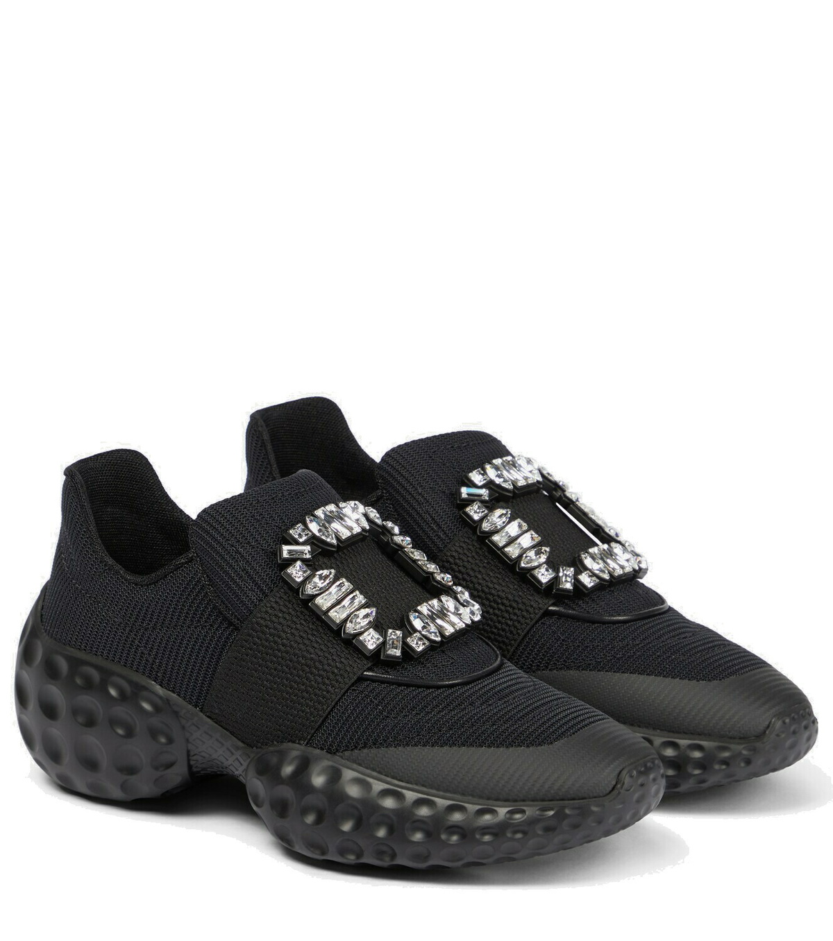 【送料 関税込】Roger Vivier Viv‘ Run Moonlight Strass Roger Vivier Viv' Run Moonlight Strass sneakers Roger Vivier