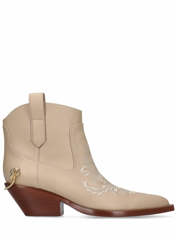 Photo: ZIMMERMANN - 45mm Duncan Leather Ankle Boots