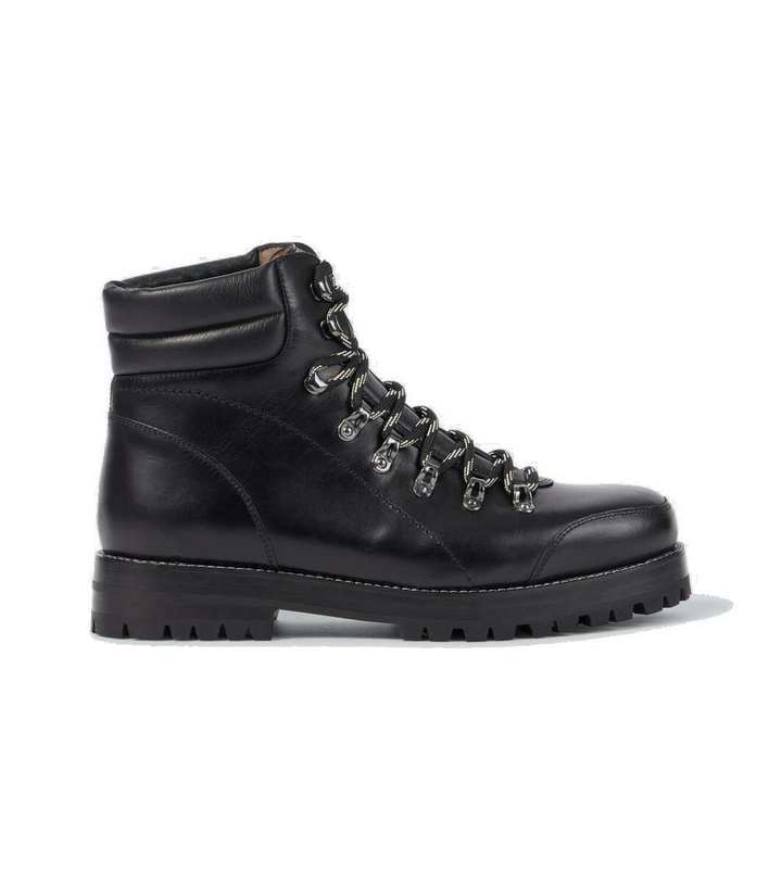 Photo: Manolo Blahnik Janka leather lace-up boots