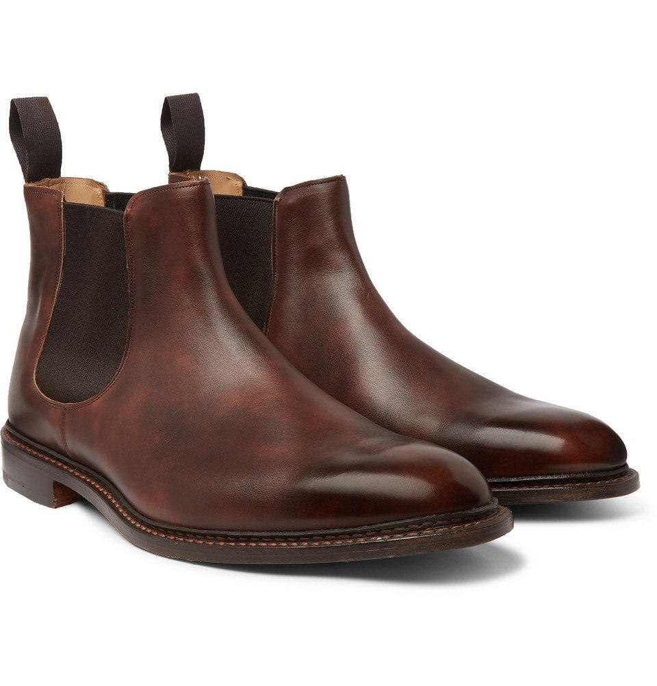 Vugge Hvile skrige Tricker's - Roxbury Leather Chelsea Boots - Brown Tricker's