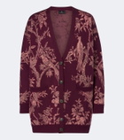 Etro Floral jacquard wool-blend cardigan