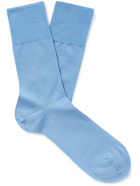 Falke - Airport Virgin Wool-Blend Socks - Blue