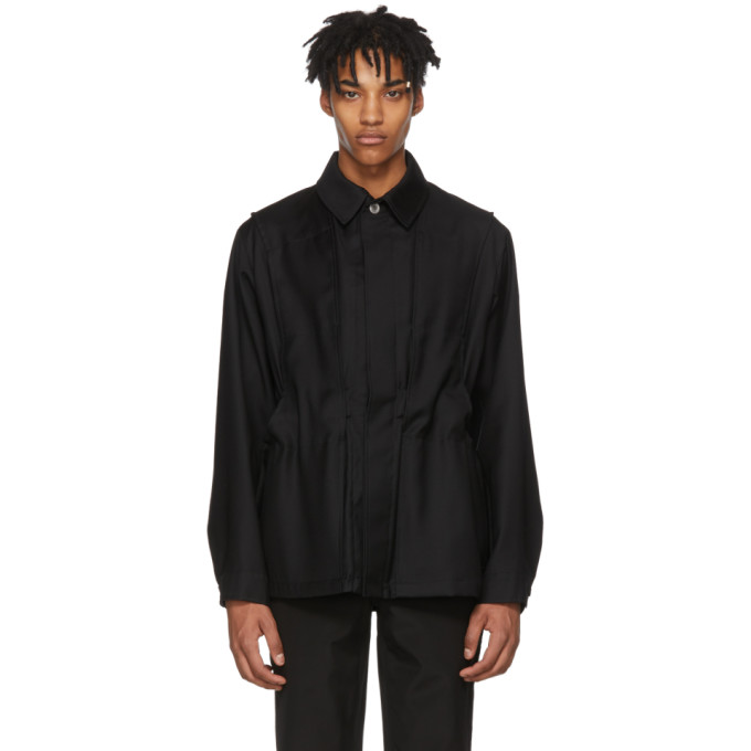 Mackintosh 0002 Black Collared Jacket Mackintosh