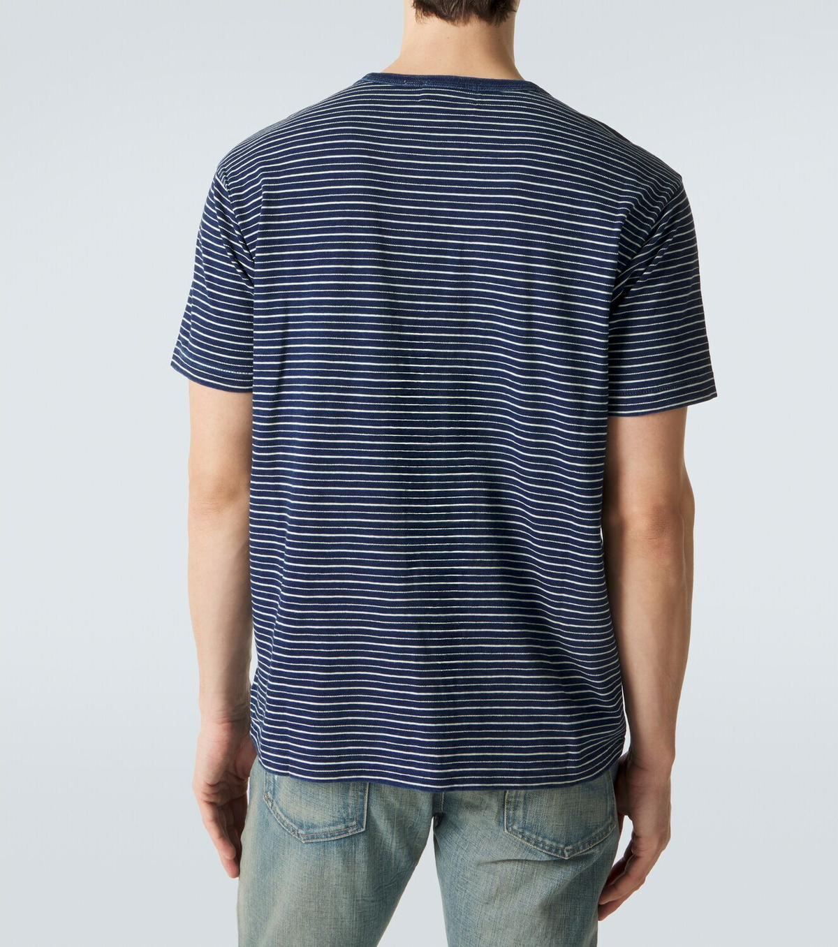 RRL Striped cotton jersey T-shirt
