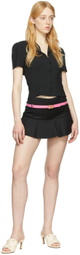 RED Valentino Black Cotton Shorts